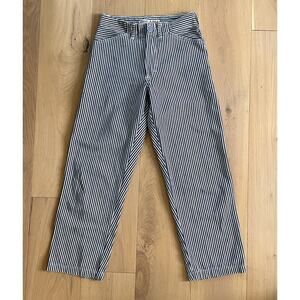 Gravel and Gold Painter Pants Conductor Stripe Size 1